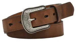 3D D1492 Children's 1 1/4" Crazy Correct Brown Belt