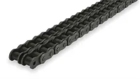 60-2R Steel Chain 100' | 60-2R Double Strand Carbon Steel | Ball Bearings | Belts