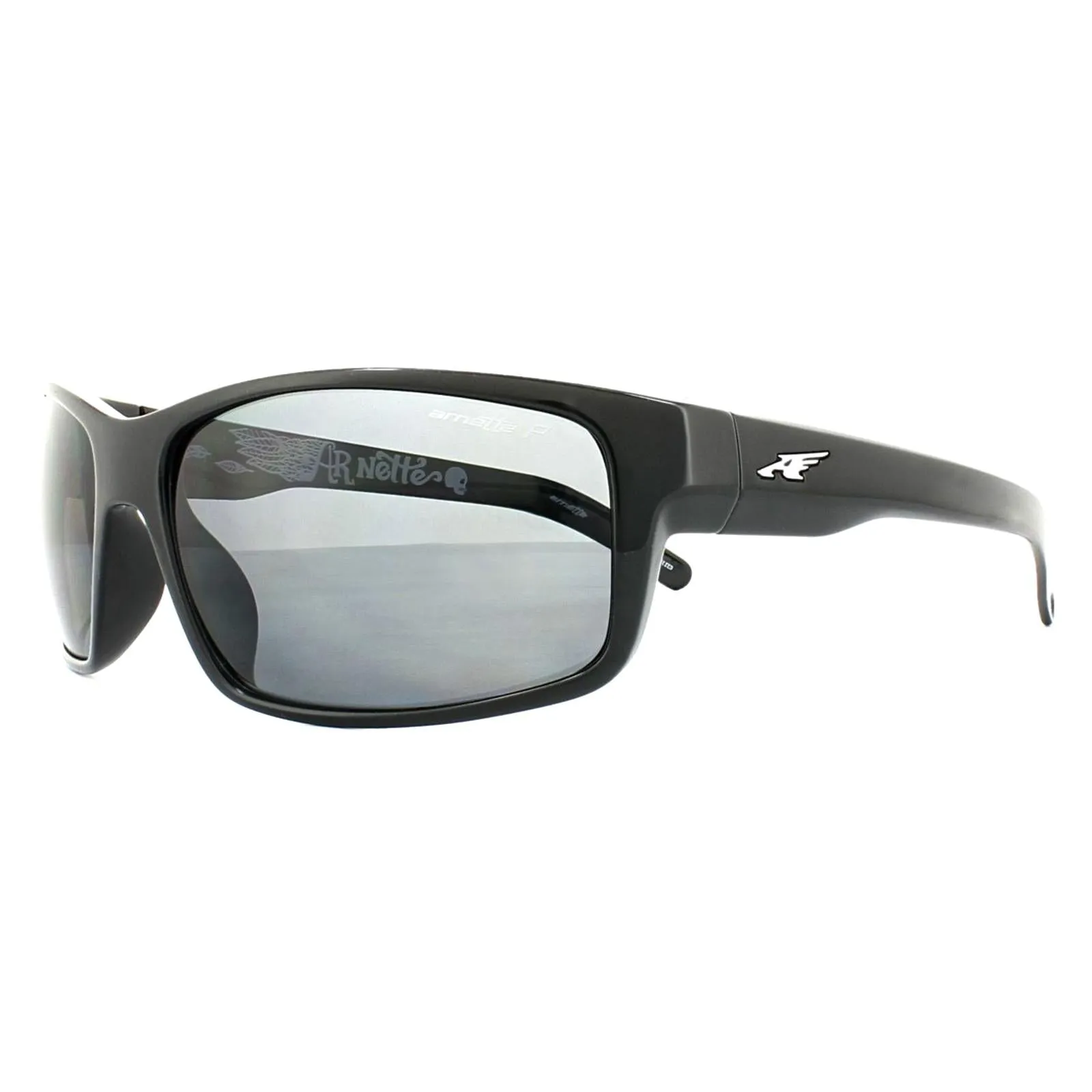 Arnette Sunglasses Fastball 4202 226781 Black on Graphics Grey Polarized