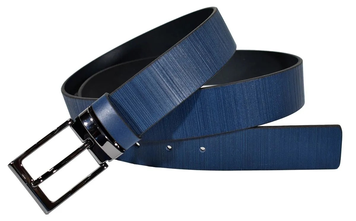 B26 Black Leather Fabric Belt