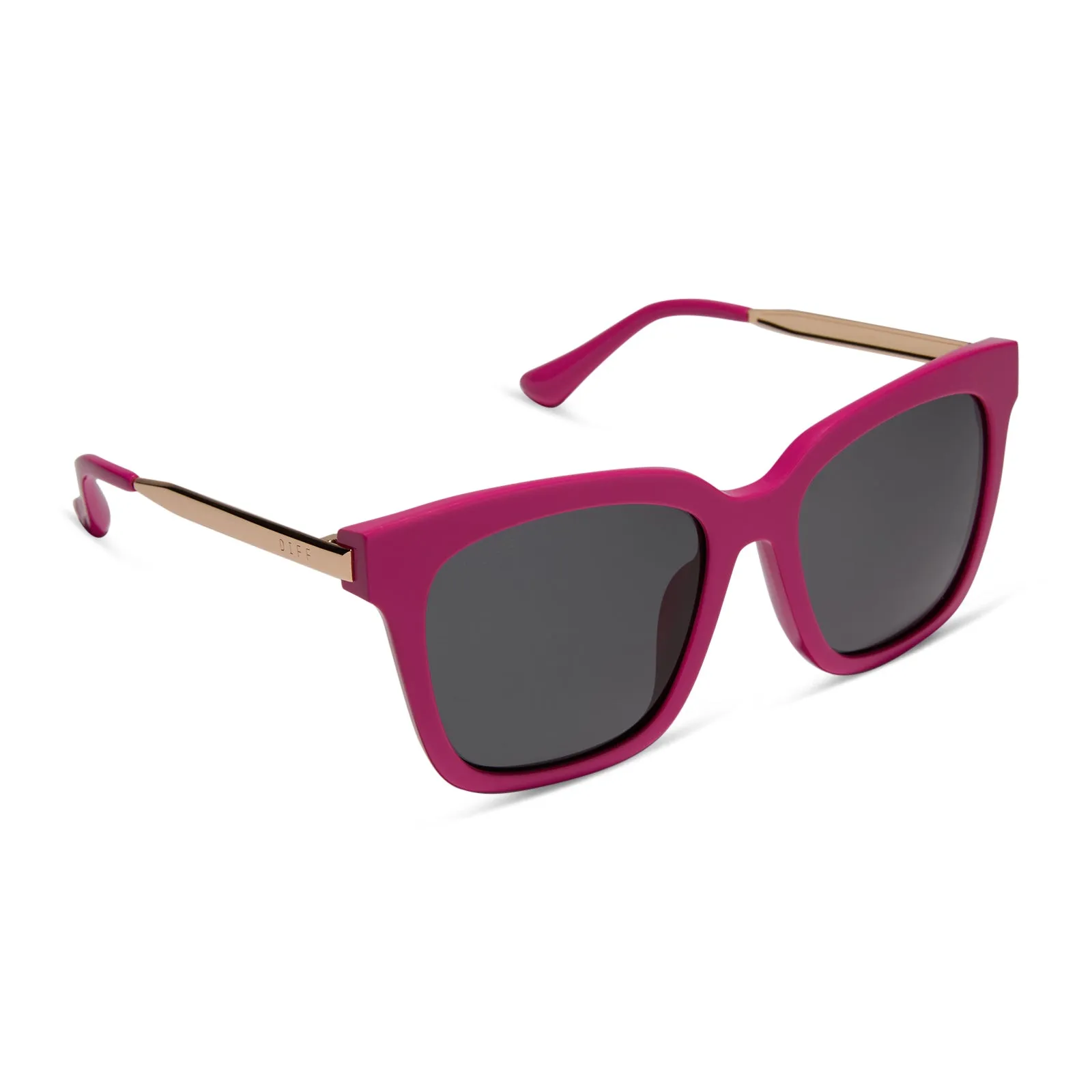 BELLA - BRIGHT PINK   GREY SUNGLASSES