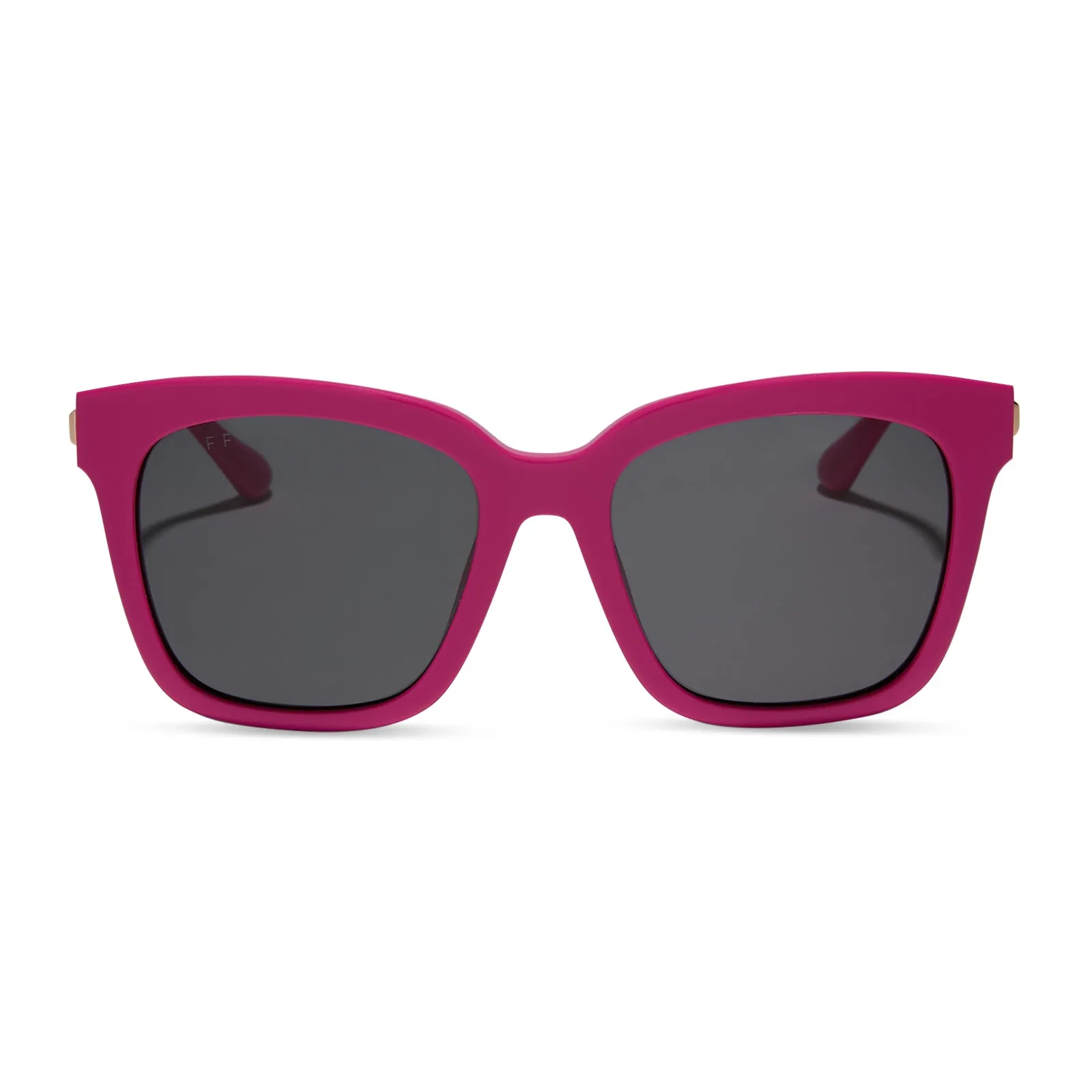 BELLA - BRIGHT PINK   GREY SUNGLASSES