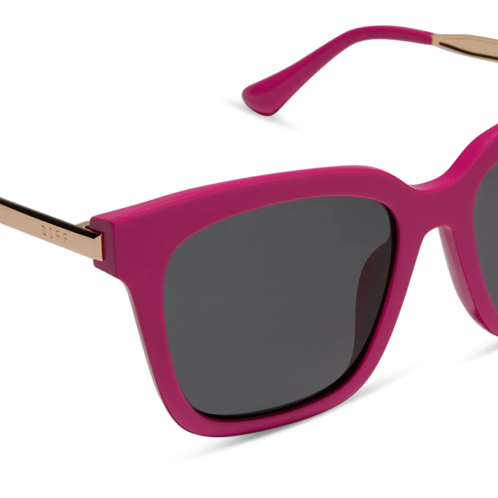 BELLA - BRIGHT PINK   GREY SUNGLASSES