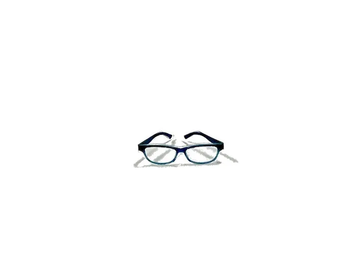 Blue Reading Glasses