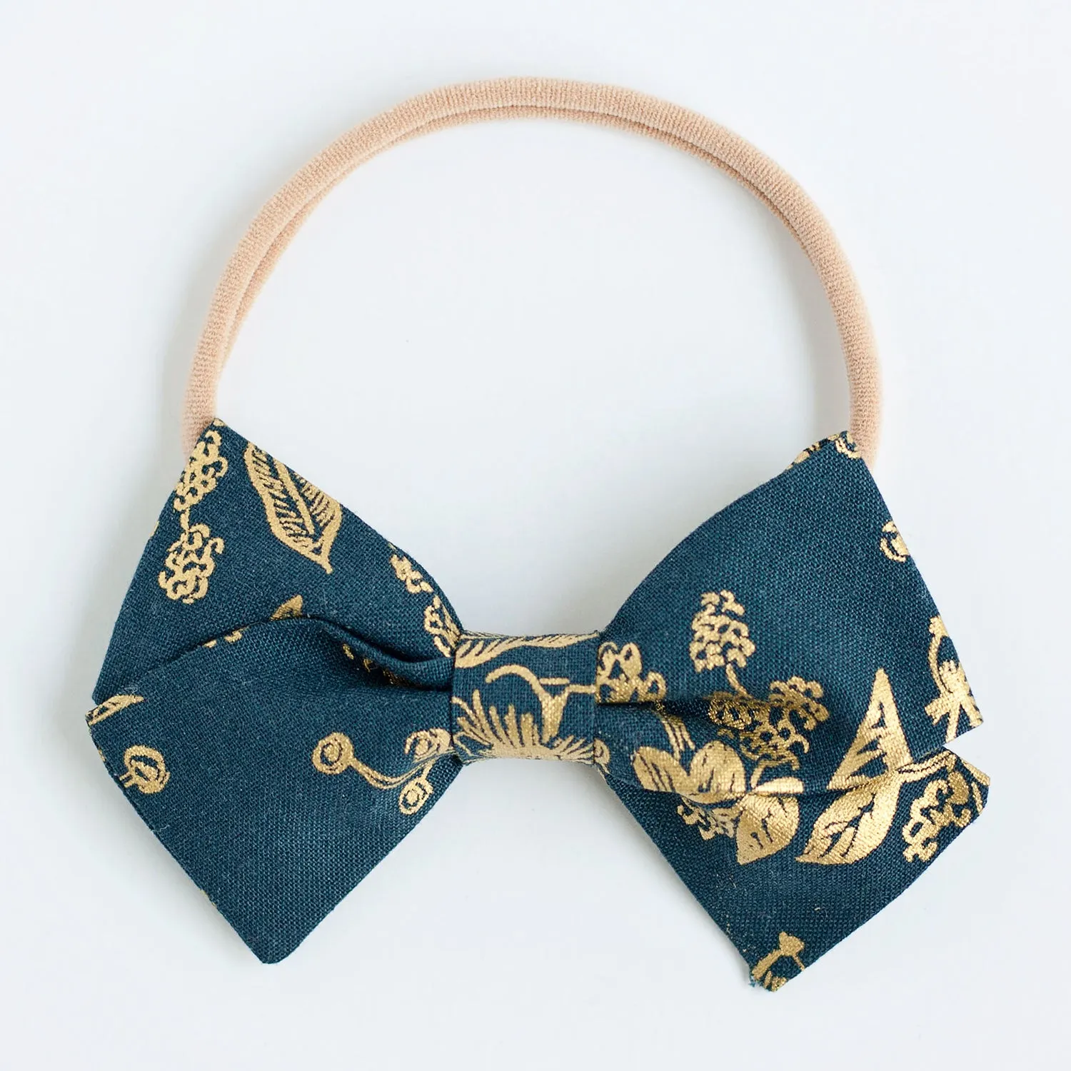 Boy's Necktie / Navy Metallic Toile