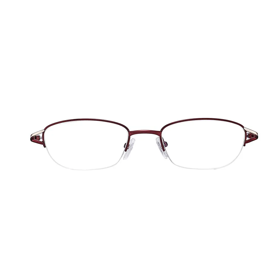 Brightzone Women's Semi Rim Square Alloy Reading Glasses A663