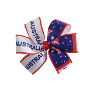 Chica Hair Bow - Australia Day