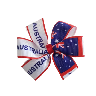 Chica Hair Bow - Australia Day