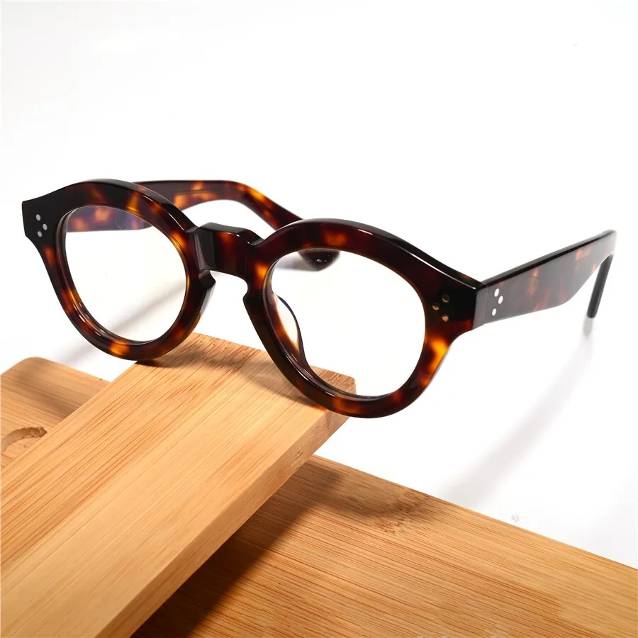 Cubojue Unisex Full Rim Oval Acetate Custom Lens Reading Glasses Cl001