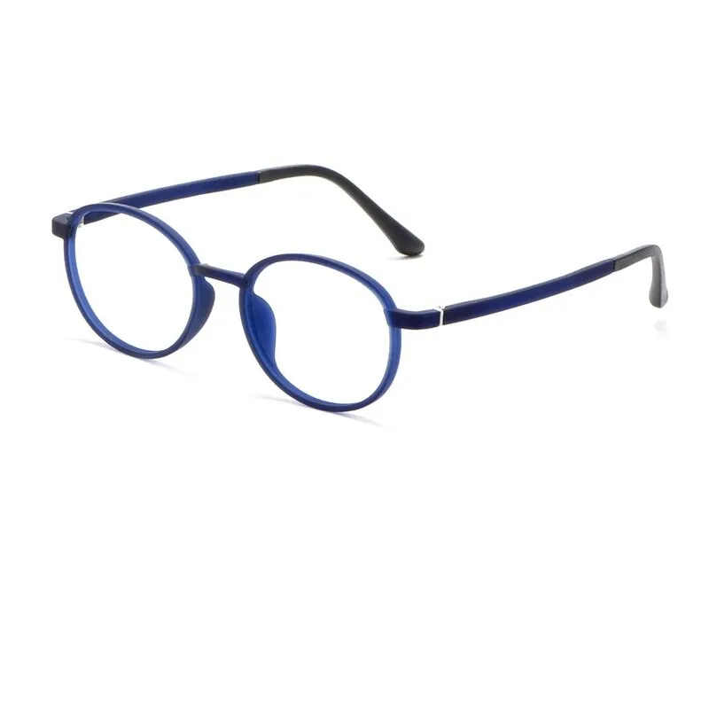 Cubojue Unisex Full Rim Round Tr 90 Titanium Reading Glasses 1067