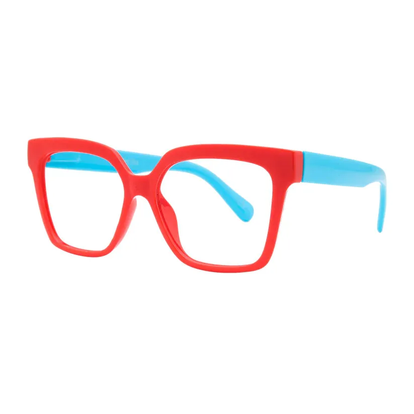 Georgia Reading Glasses in Red / Blue