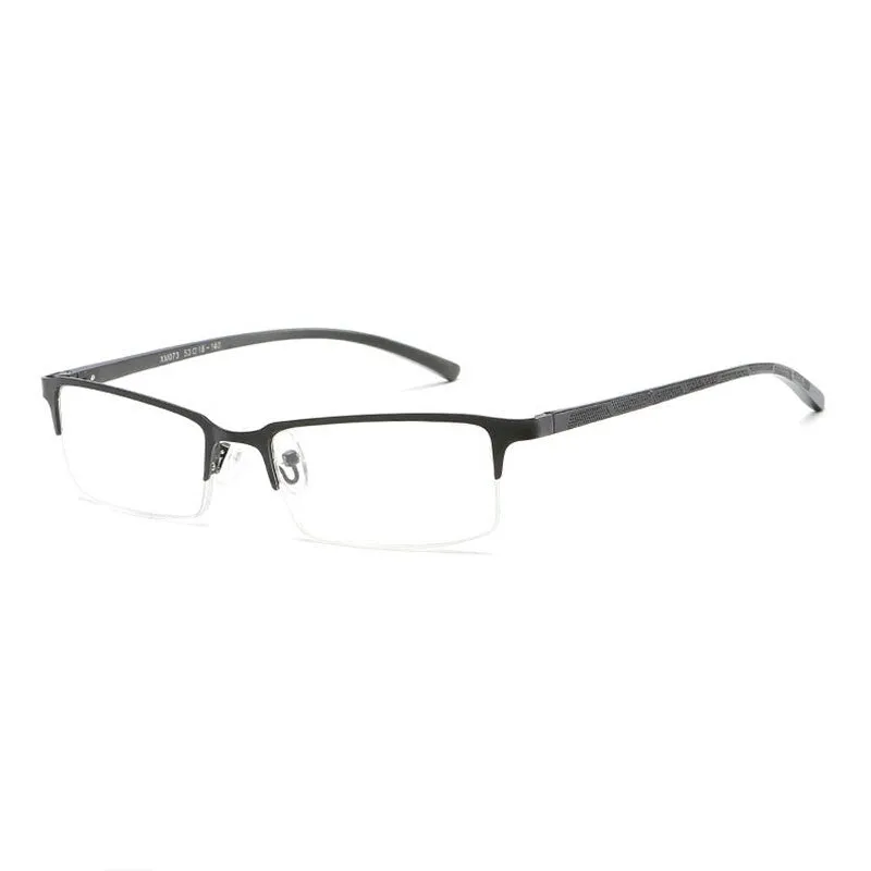 Hotochki Unisex Semi Rim Alloy Frame Non Spherical Lens Reading Glasses Xm073