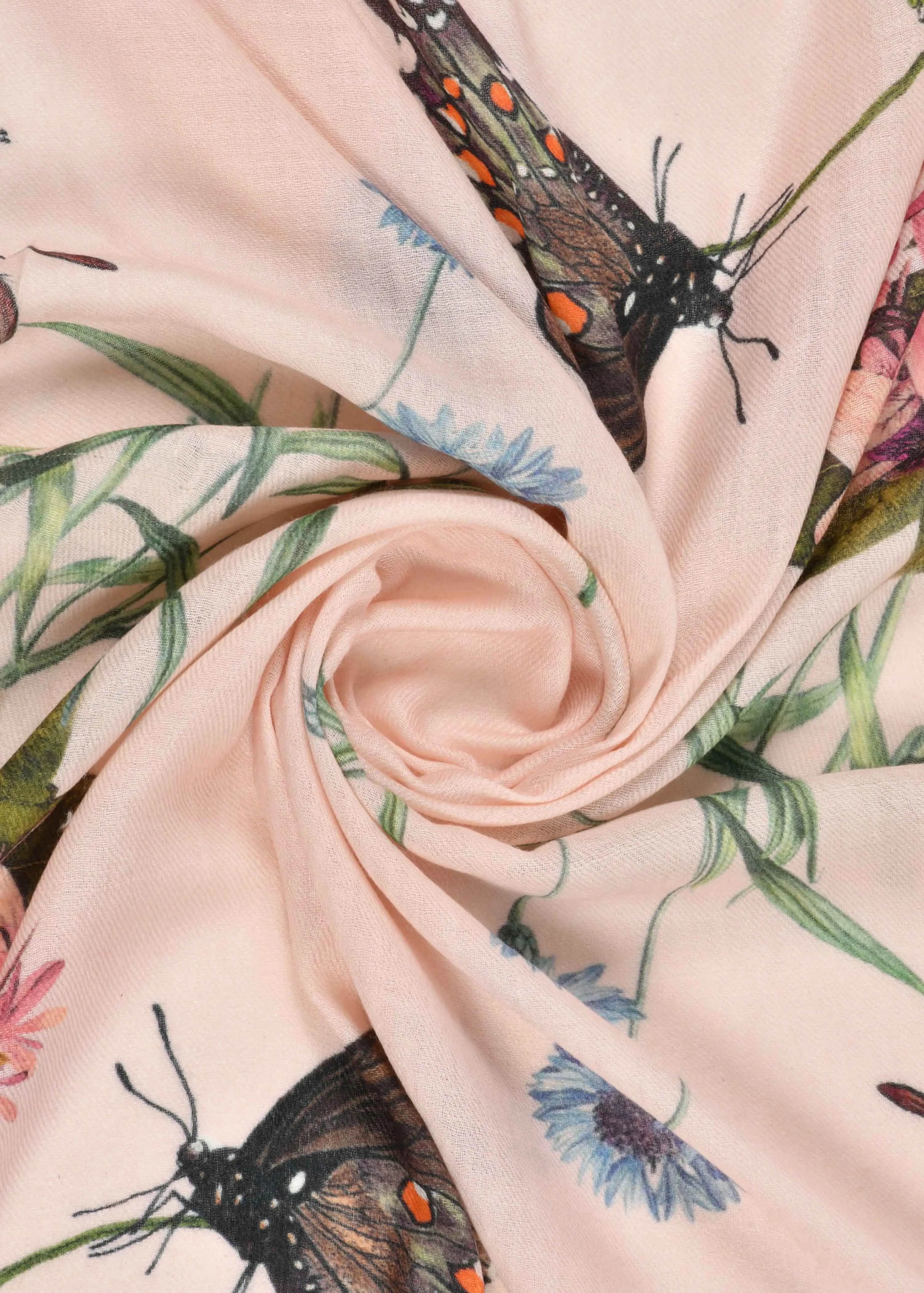 Indian Summer Print in Wool Silk