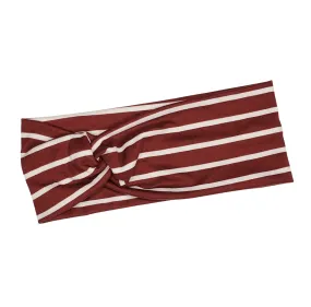 Maroon Stripped Headband