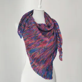 Openwork Lattice Lace Weight Shawl Pattern