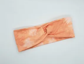 Orange Tie-Dye Headband