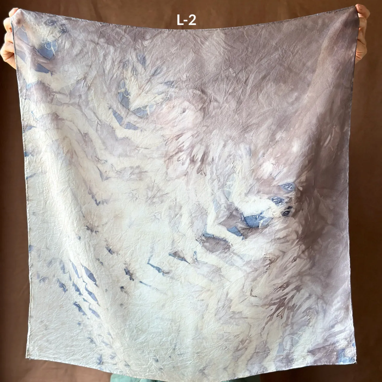 Plant Dyed Silk Bandana Scarves (66x66cm)