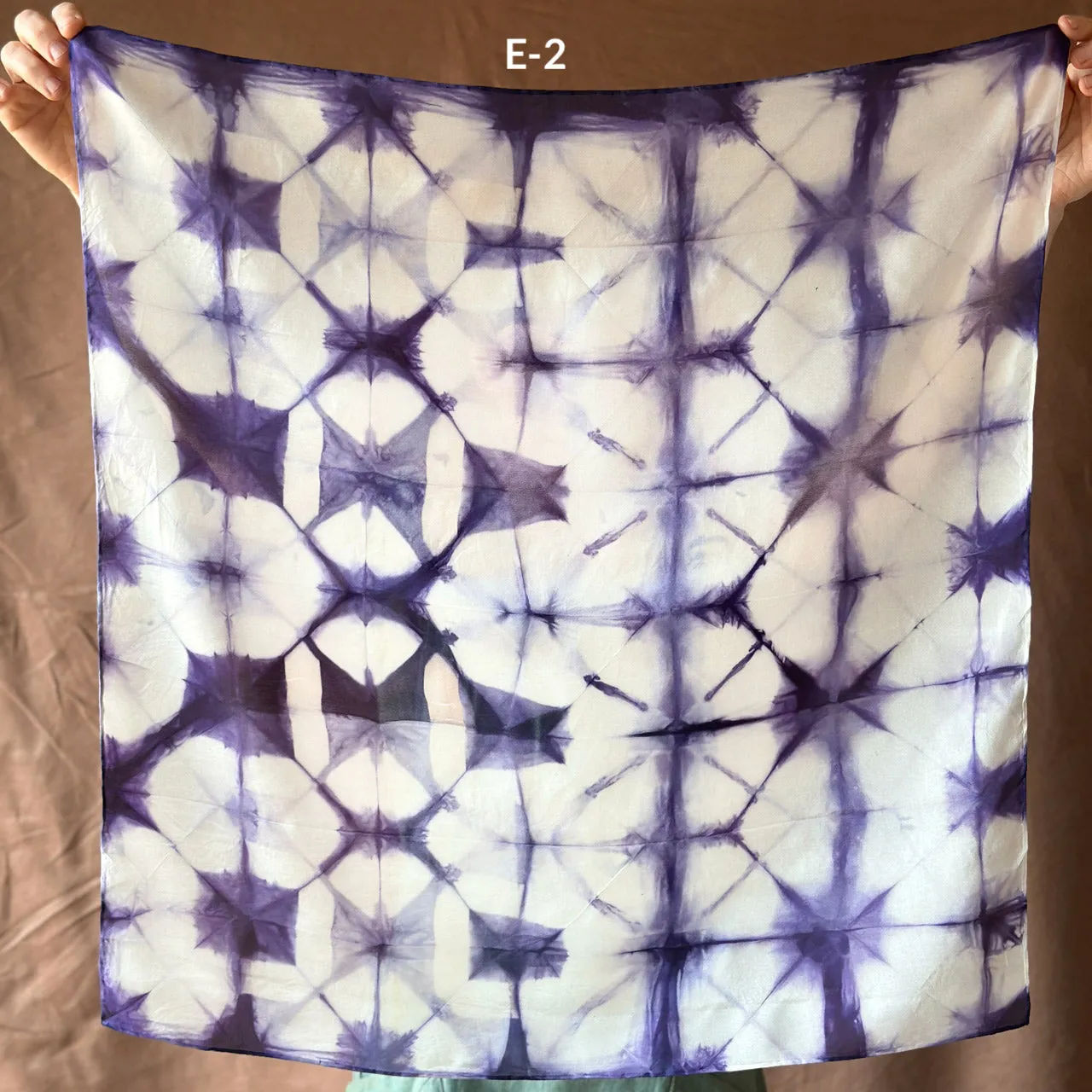 Plant Dyed Silk Bandana Scarves (66x66cm)