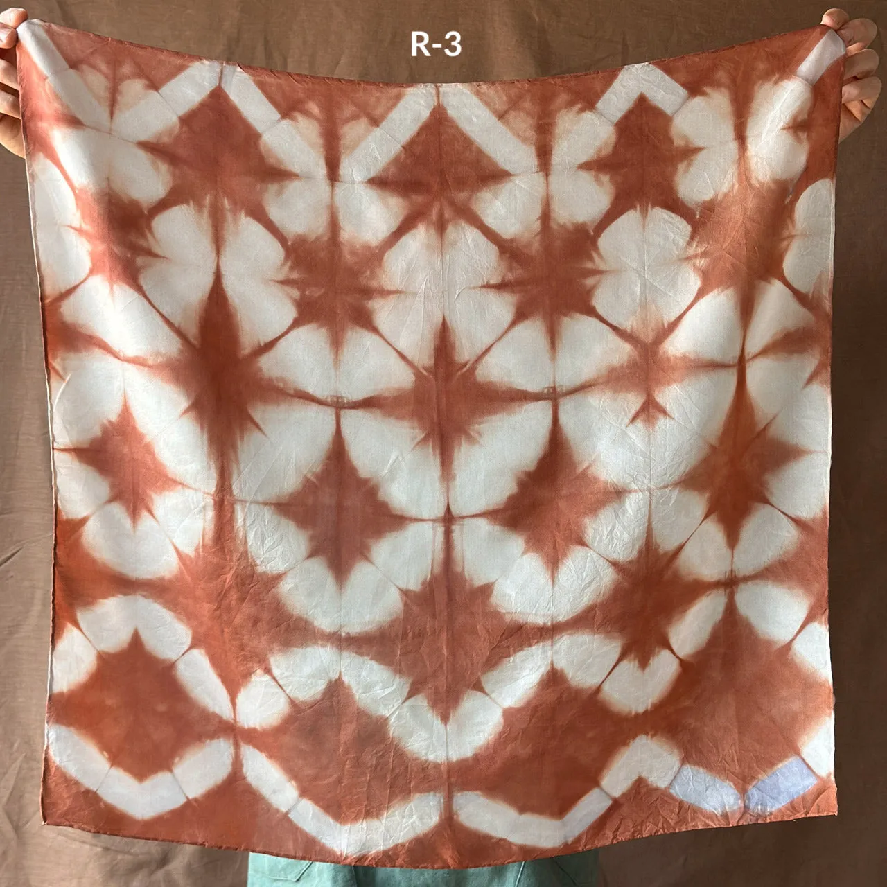 Plant Dyed Silk Bandana Scarves (66x66cm)