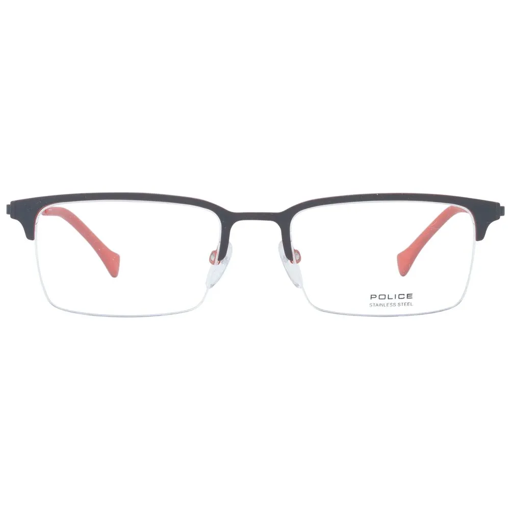 Police Red Men Optical Frames