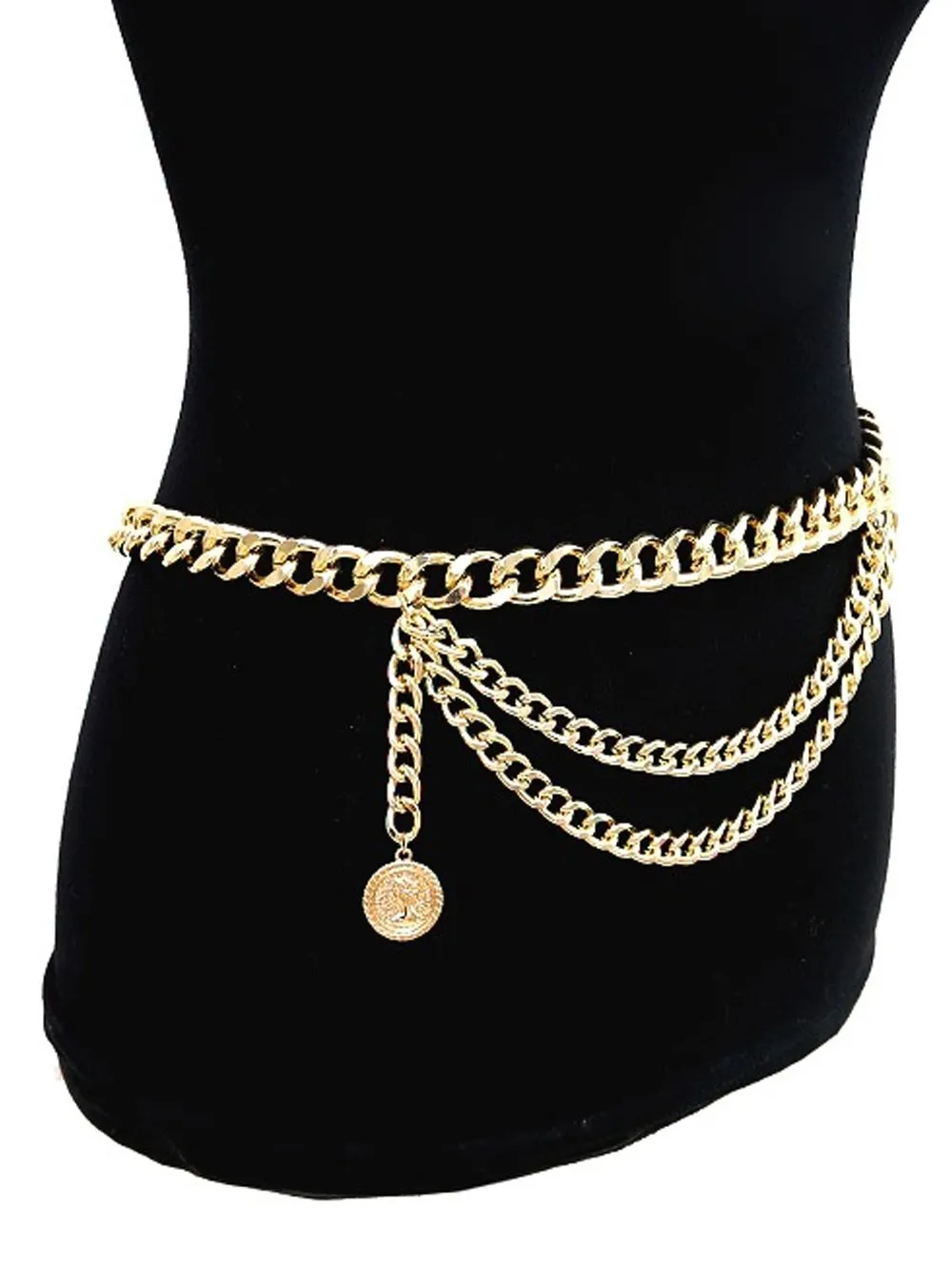 Punk Fringe Chain Waist Belt