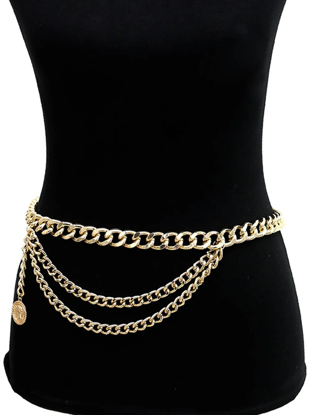 Punk Fringe Chain Waist Belt