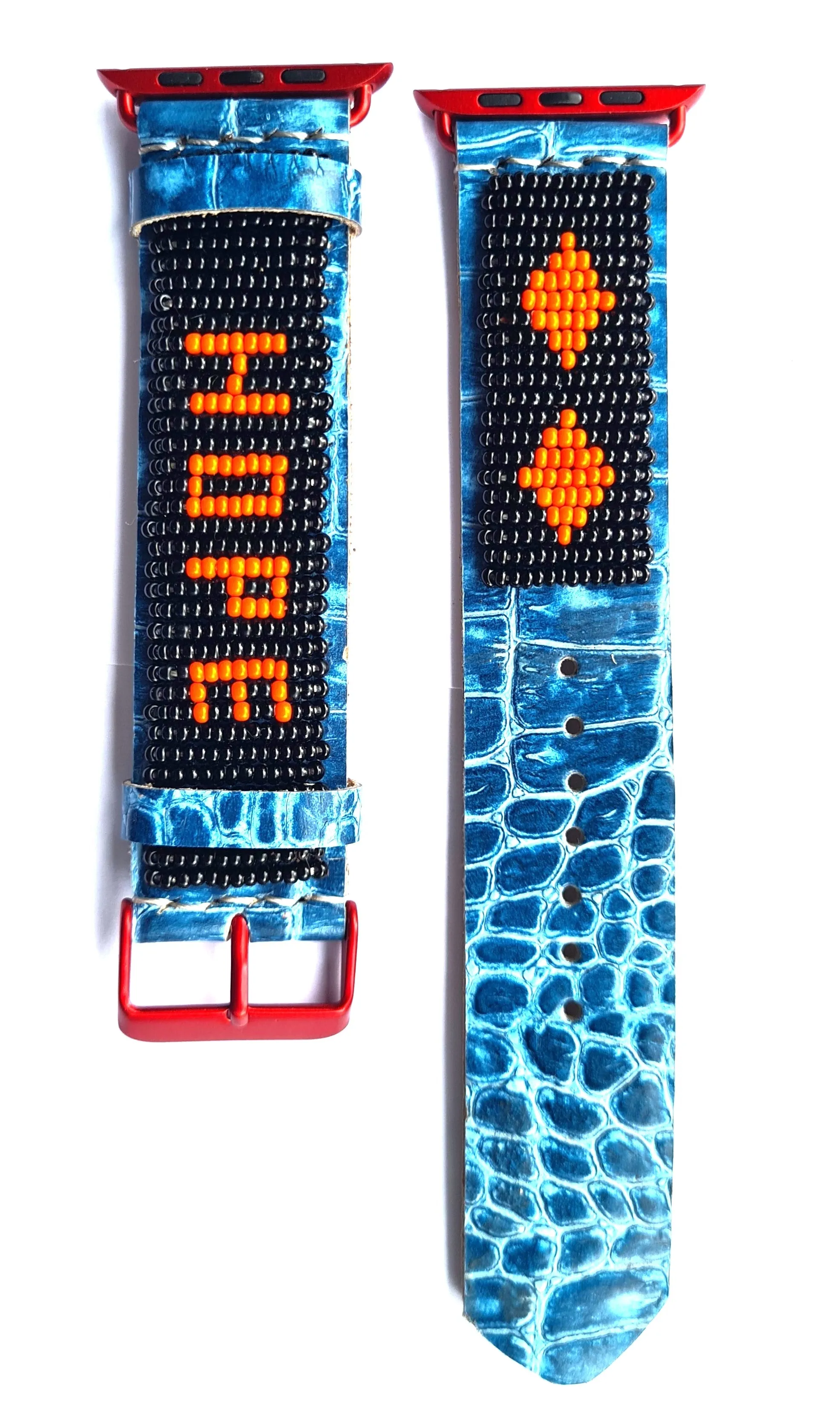 "LOVE" Message Beaded Apple Watch Band