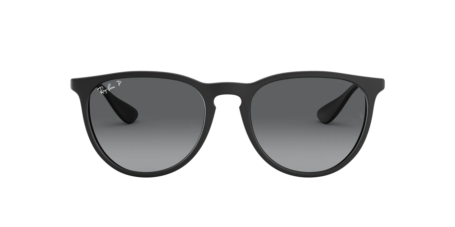 RAY BAN ERIKA RUBBER BLACK | GREY GRADIENT POLARIZED