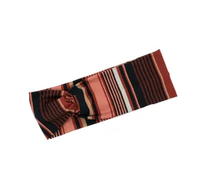 Red & Tan Stripped Headband