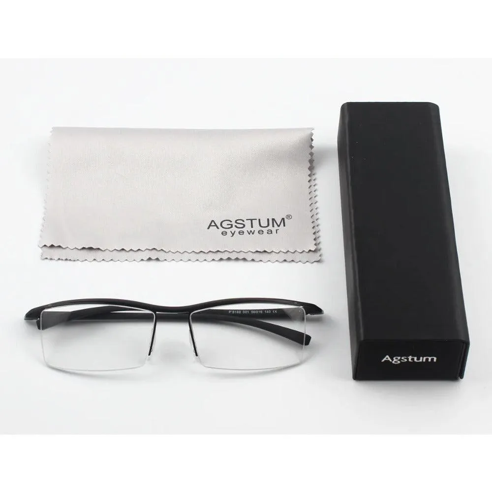 Titanium Half Rim Business Glasses for Men - Model A8129