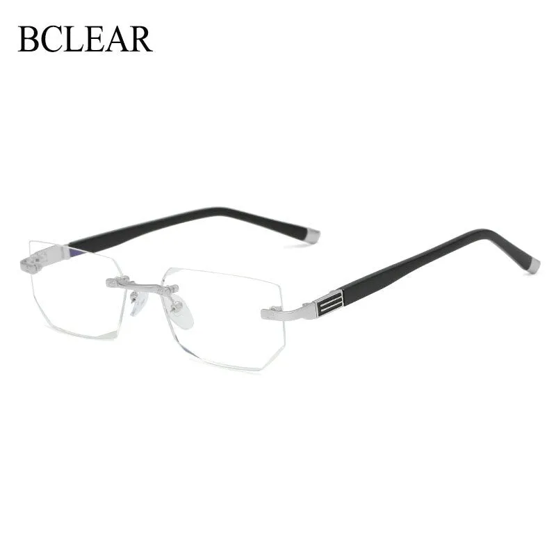 Women's Rimless Reading Glasses Anti Blue Light Lenses Wl8718