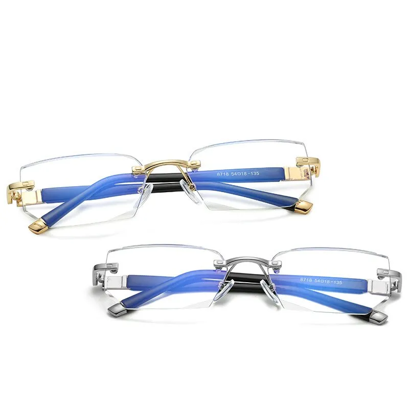 Women's Rimless Reading Glasses Anti Blue Light Lenses Wl8718